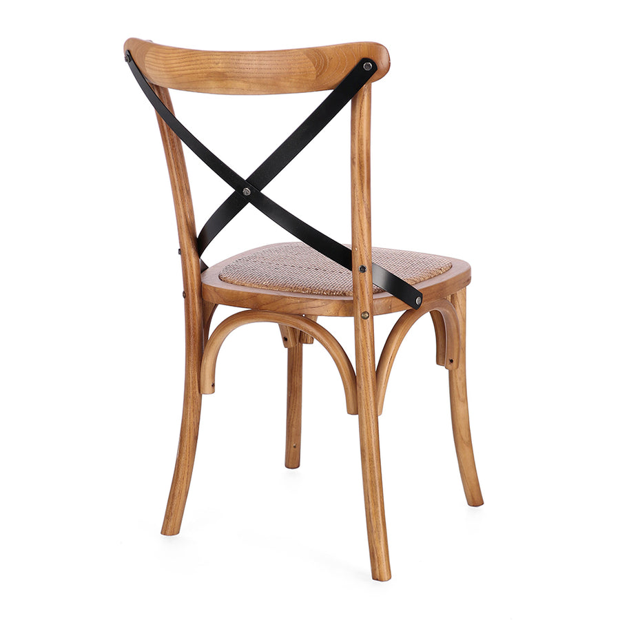 Diószínű, thonet jellegű, szilfa étkezőszék.