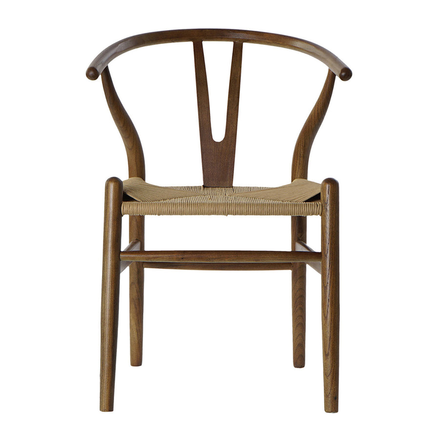 Barna színű, hajlított szilfából készült karosszék.