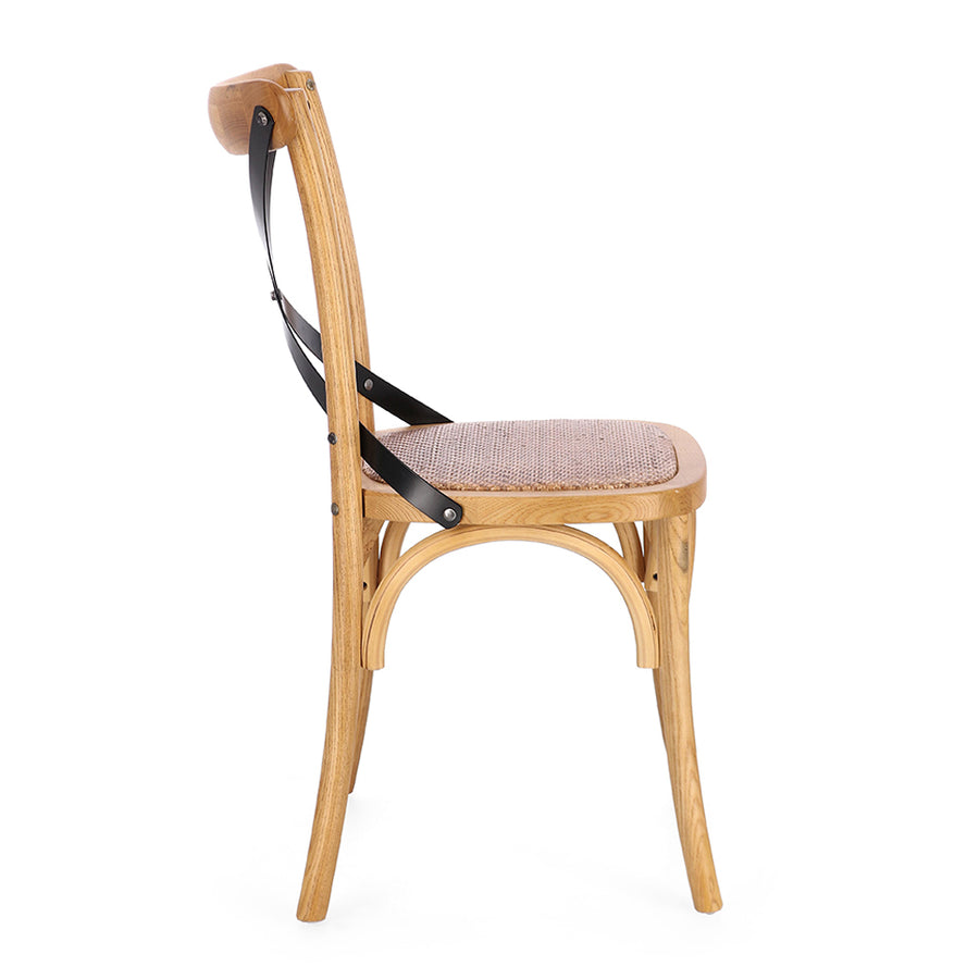 Natúr színű szilfa étkezőszék.