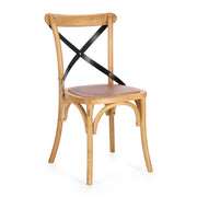 Natúr színű szilfa étkezőszék.