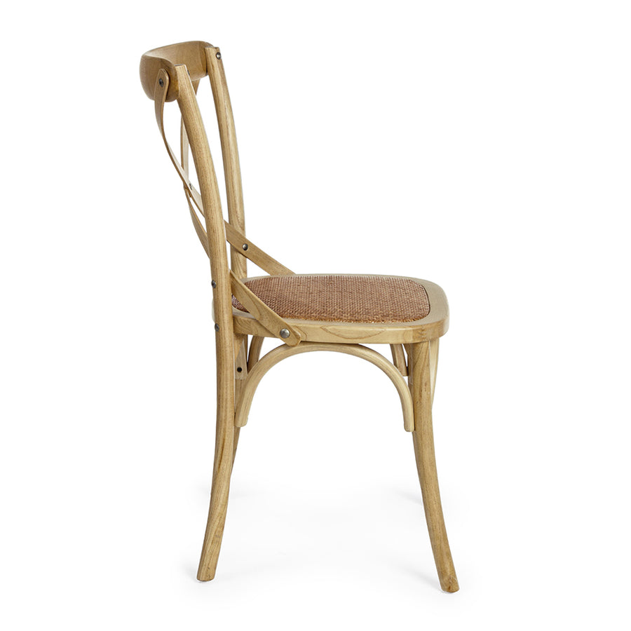 Natúr színű, thonet jellegű étkezőszék.