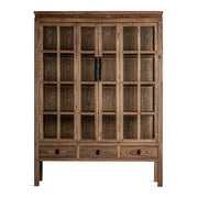 TARTU szilfa vitrin 175 cm