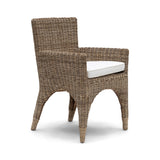 rattan karosszék oldalnézet karfával