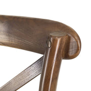 Thonet jellegű, barna színű tölgyfából készült étkezőszék.