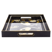 Darvakkal díszített, 2 db-os tálca szett.