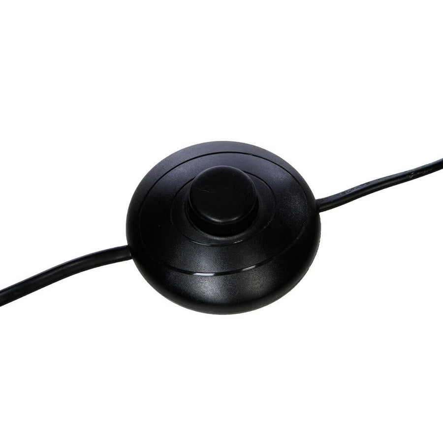 Tömörfából készült, vászon lámpabúrás, 3 lábú állólámpa.