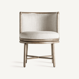 Kerek kialakítású design szék rattan háttámlával – Vical Concept kollekció.