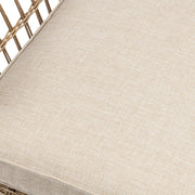 rattan karosszék ülőpárna közelről