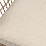 rattan karosszék ülőpárna közelről