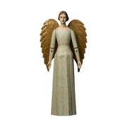 Zsályazöld színű orléans-i angyal figura.