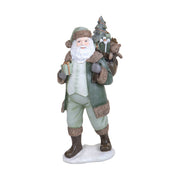 Zöld színű klasszikus Télapó figura.