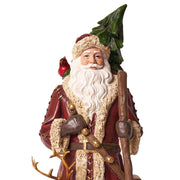 Vintage Télapó figura szarvassal és pinttyel.