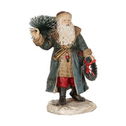 Viktoriánus Télapó figura 25 cm kék "Christmas Heritage"