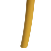 Sárga színű, műanyag bisztrószék.