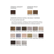 Színminta paletta "Maison"