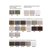 MAISON fenyőfa shabby chic vitrin 190 cm