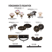 MAISON fenyőfa pohárszék - borszekrény 210 cm