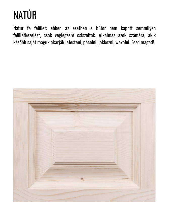 Fenyőfa mosdószekrény 150 cm "Maison"