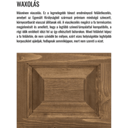 MAISON fenyőfa pohárszék - borszekrény 210 cm