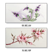 Festett kerámia díszítések.