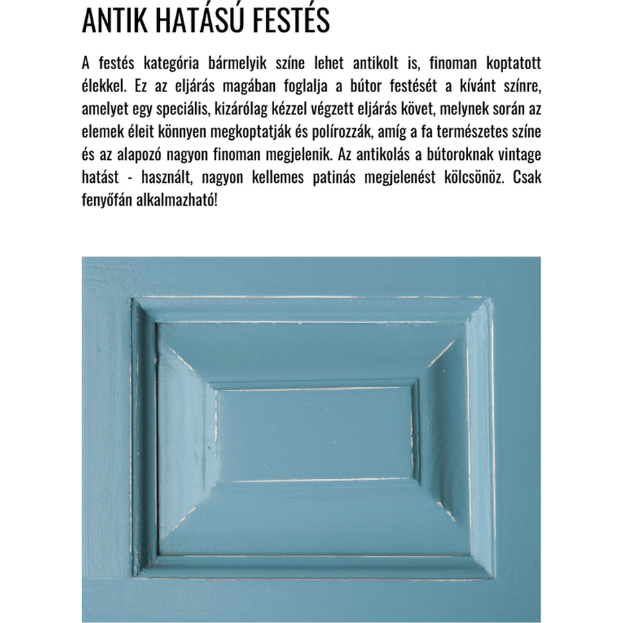 MAISON fenyőfa könyvszekrény 197 cm