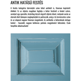 Fenyőfa könyvszekrény 197 cm "Maison"