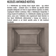 MAISON fenyőfa vitrin-könyvszekrény 210 cm