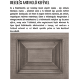 Fenyőfa pohárszék - borszekrény 210 cm "Maison"