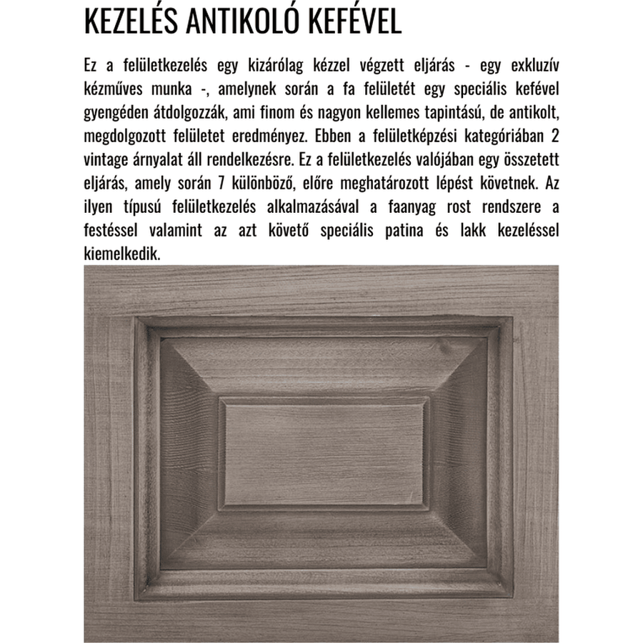 MAISON fenyőfa könyvszekrény 197 cm