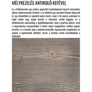 MAISON fenyőfa vitrin-könyvszekrény 210 cm