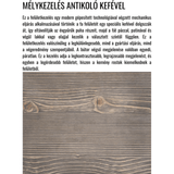 Fenyőfa könyvszekrény 210 cm "Maison"