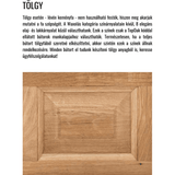 Fenyőfa pohárszék - borszekrény 210 cm "Maison"