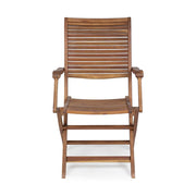 Akácfából készült kerti karosszék.