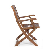 Akácfából készült kerti karosszék.