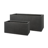 ADNA 2 db-os antracit kompozit ültetőládaszett 80 cm