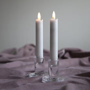 2 darabos valódi viaszból készült, fehér színű LED gyertya időzítővel.