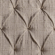 Klasszikus, koloniál stílusú, mangófából készült, ekrü színű, vászon hatású poliészter kárpittal kárpitozott 2 személyes szófa.