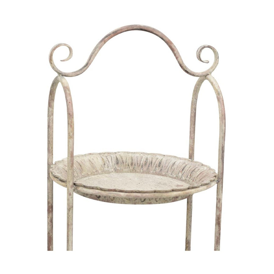 Vintage stílusú, 2 szintes fém kínáló