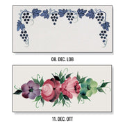 Festett kerámia díszítések.