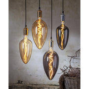 Fémes megjelenésű függeszthető dekorfoglalat.