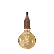 Fából készült, natúr színű dekorfüggeszték.