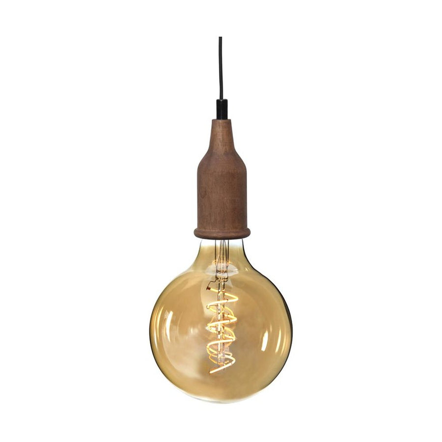 Fából készült, natúr színű dekorfüggeszték.