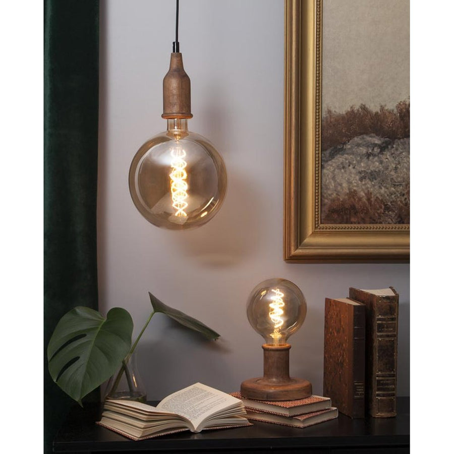 Fából készült, natúr színű dekorfüggeszték