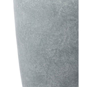 Prémium minőségű, óriás méretű, 60, 80 és 100 cm magas, fagyálló műgyantából készült, modern kortárs stílusú, kő hatású, szürke színű kültéri kaspószett