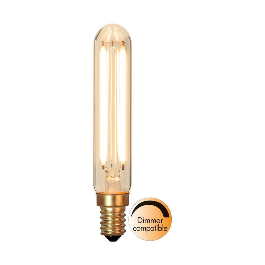 Clear Filament dekorációs izzó. Meleg fehér fényű LED dekorációs izzó áttetsző üveggel.