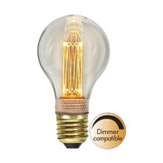 New Generation Classic meleg fehér fényű LED dekorációs izzó áttetsző üveggel.