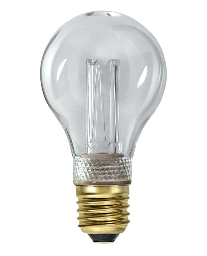 New Generation Classic meleg fehér fényű LED dekorációs izzó áttetsző üveggel. 