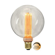 New Generation Classic meleg fehér fényű LED dekorációs izzó áttetsző üveggel.