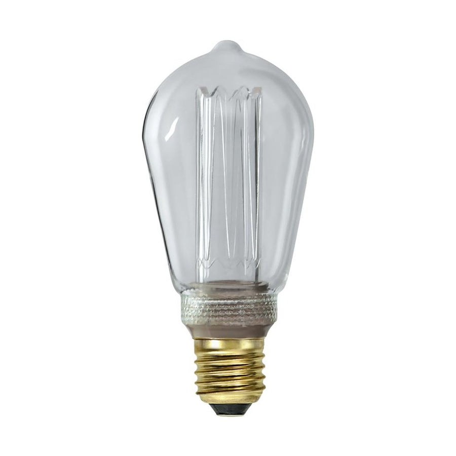 New Generation Classic meleg fehér fényű LED dekorációs izzó áttetsző üveggel.