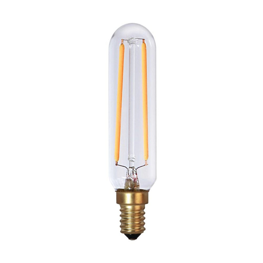 Clear Filament dekorációs izzó. Meleg fehér fényű LED dekorációs izzó áttetsző üveggel.